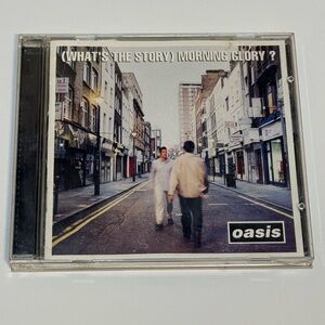 Oasis Whats the Story Morning Glory CD 1995 Britpop Rock Album Epic